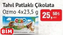 OZMO TAHIL PATLAKLI ÇİKOLATA